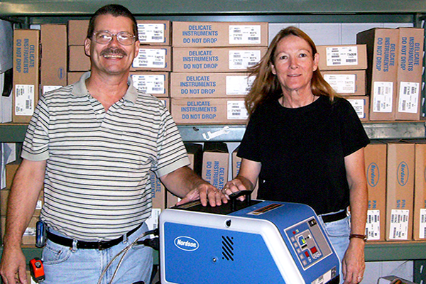 Doug & Tammy Bridger, owners of Packaging Machinery Services