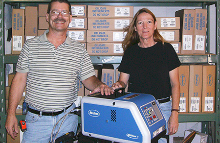 Doug & Tammy Bridger, owners of Packaging Machinery Services